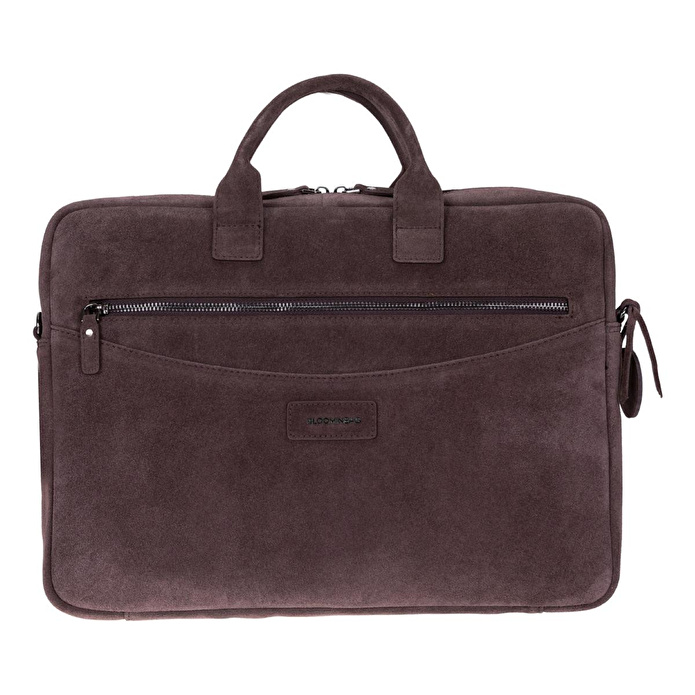 Bloominbag Mocha Still Hakiki Süet Deri 15-16 Inç Macbook/laptop Çantası