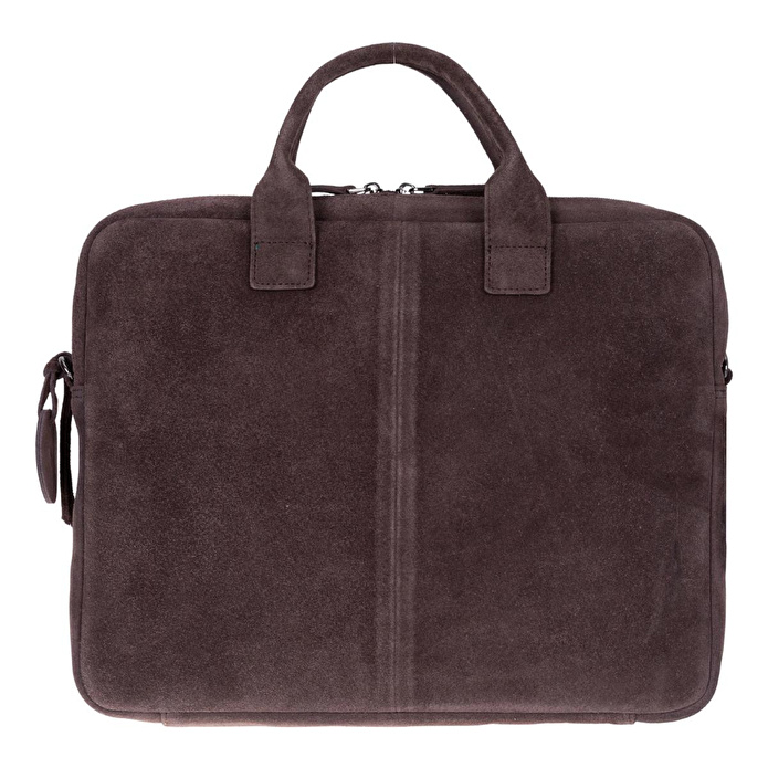 Bloominbag Mocha Still Hakiki Süet Deri 13-14 Inç Macbook/laptop Çantası