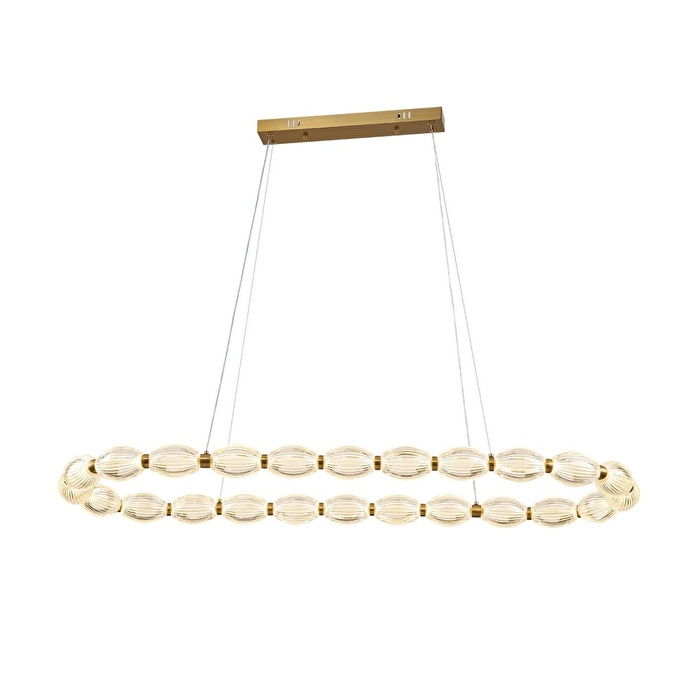 Apliqa Aspen Sıralı 96 Watt Eskitme Sarkıt 3 Renkli Led Avize