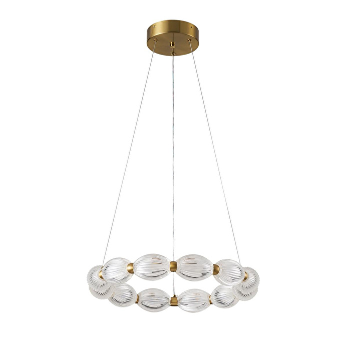 Apliqa Aspen 12'li Yuvarlak 56 Watt Eskitme Sarkıt 3 Renkli Led Avize