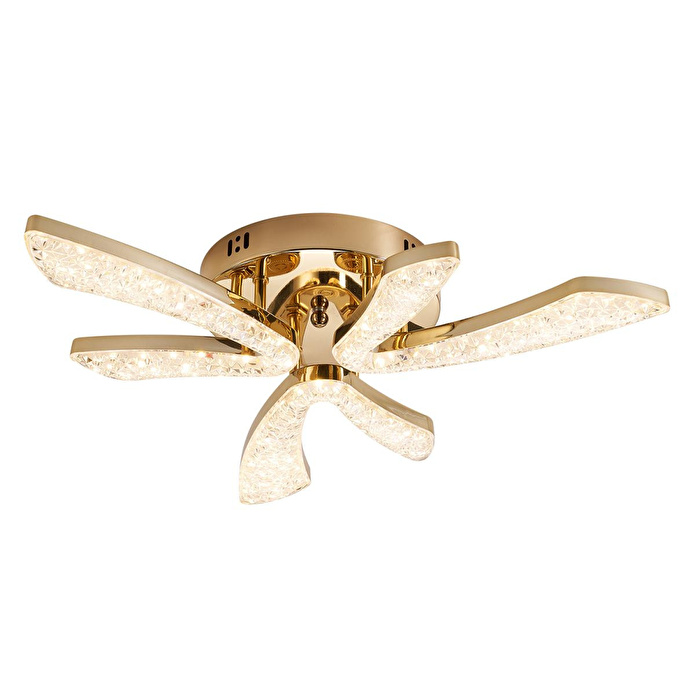 Apliqa Quinn 6'lı Gold 48 Watt Plafonyer 3 Renkli Led Avize