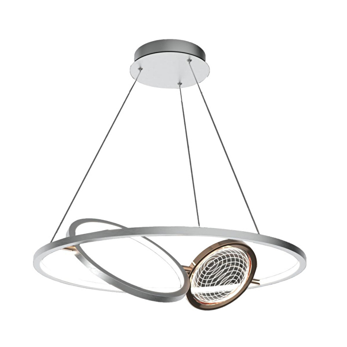 Apliqa Bennan 60'lık 60 Watt Krom Gold Modern Oturma Odası, Mutfak, Salon Led Avize
