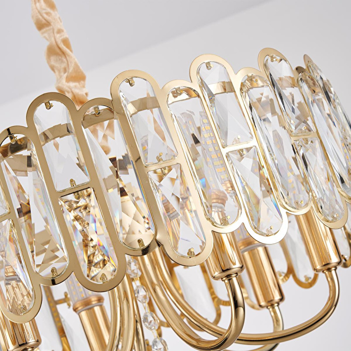 Apliqa Tortes 50'lik Gold Kristal Taşlı Avize