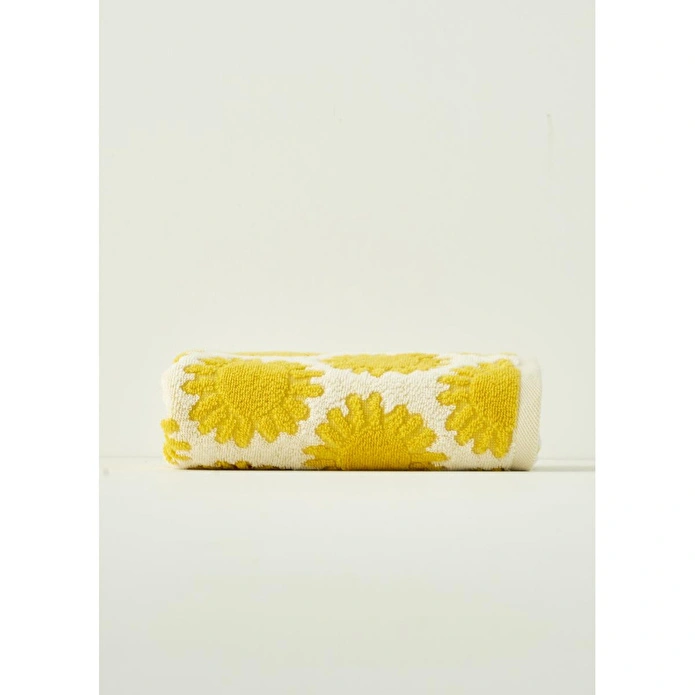 Bella Maison %100 Pamuk Sunny Yüz Havlusu Sarı (50x70 Cm)
