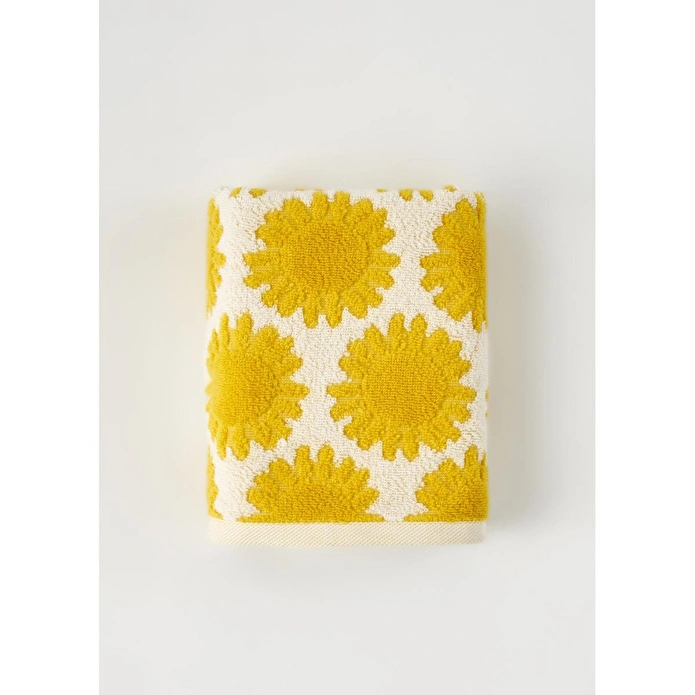 Bella Maison %100 Pamuk Sunny Yüz Havlusu Sarı (50x70 Cm)