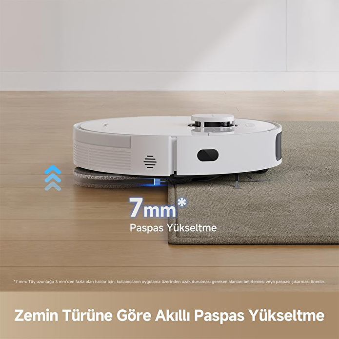 Dreame L40 Plus Robot Süpürge Beyaz, 13.000pa Emiş Gücü