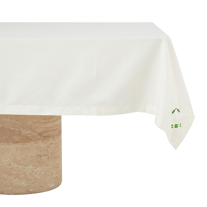 Mudo Home Summer Nakişli Masa Örtüsü 150x250 Cm