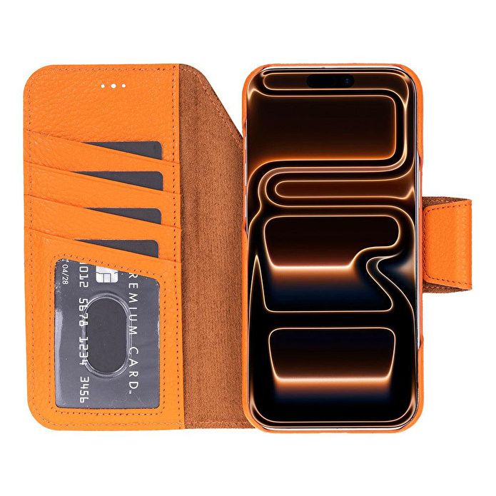 Bloominbag Porta Burnt Amber Deri Iphone 17 Pro (6.3