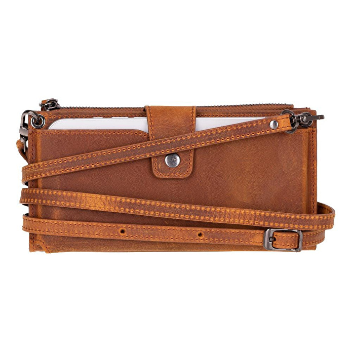 Bloominbag Lozan Strap Saddle Heritage Gerçek Deri Çapraz Askılı Cüzdan Çanta