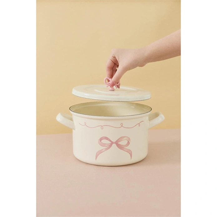 Emaylab Rebel Bow Emaye Derin Tencere 20 Cm