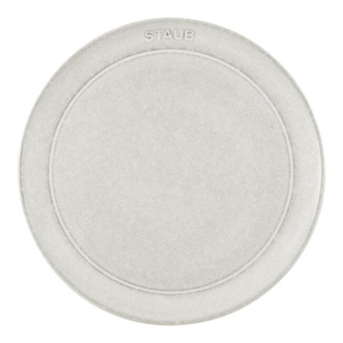 Staub Tabak Sığ, 20 Cm, Seramik, Beyaz Trüf