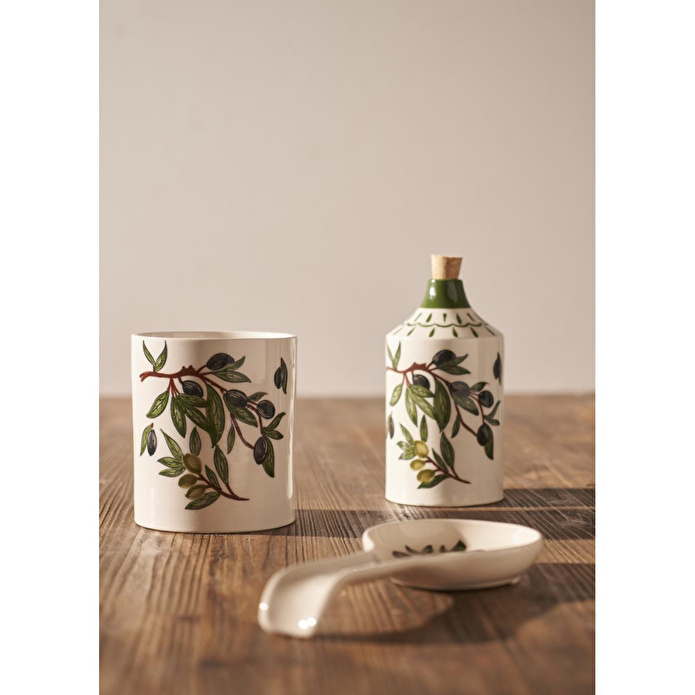 Bella Maison Olive Dik Kaşıklık (11,5x12,5 Cm) Çok Renkli