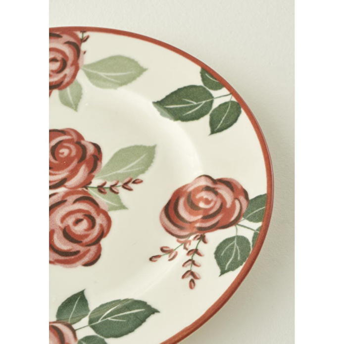Bella Maison Rose Porselen Pasta Tabağı (21 Cm) Çok Renkli