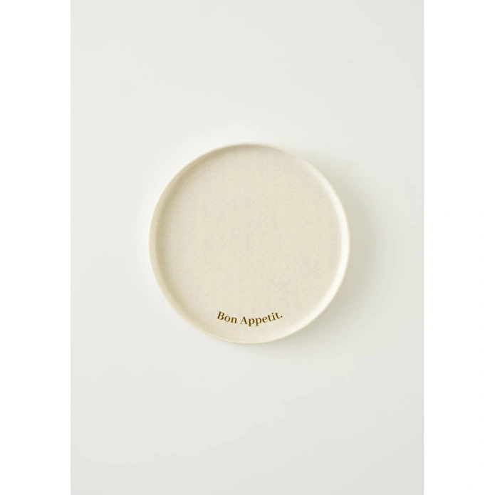 Bella Maison Parisien Porselen Pasta Tabağı Krem (21 Cm) Krem
