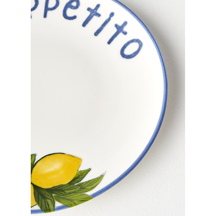 Bella Maison Lemoncello Porselen 6'lı Pasta Tabağı Seti (19 Cm) Çok Renkli