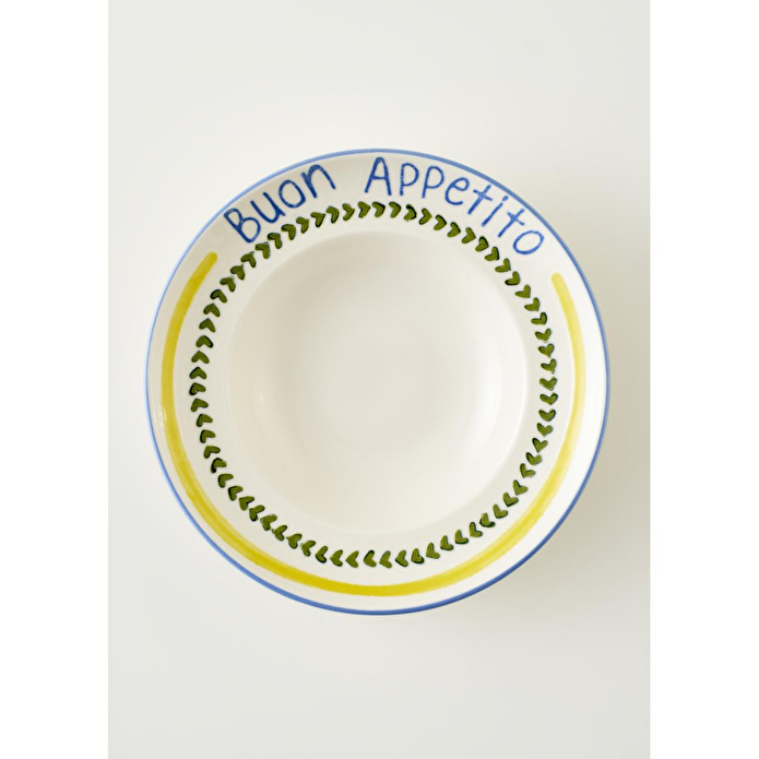 Bella Maison Lemoncello Porselen Makarna Tabağı (27 Cm) Çok Renkli