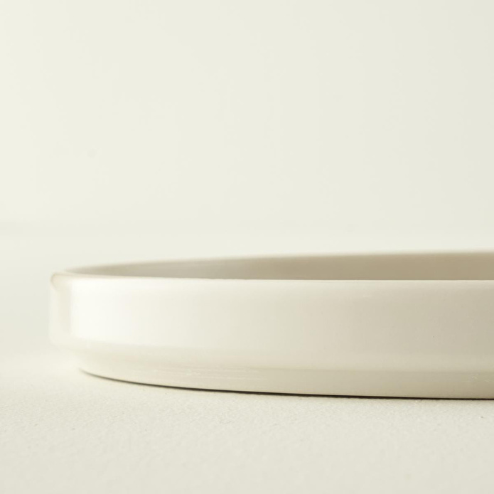 Bella Maison Parisien Porselen Pasta Tabağı 4'lü Krem (21 Cm)