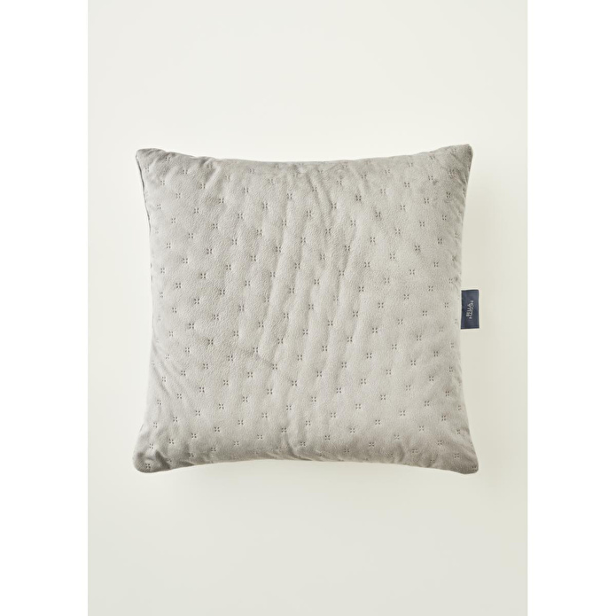 Bella Maison Rita Dekoratif Kırlent Gri (43x43 Cm) Gri