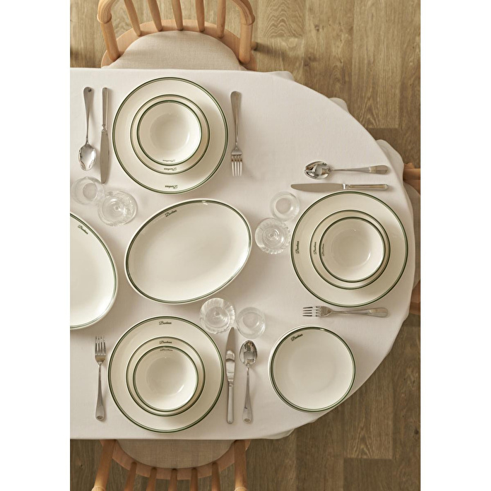 Bella Maison Bonheur Porselen Çukur Tabak Yeşil (20 Cm) Yeşil