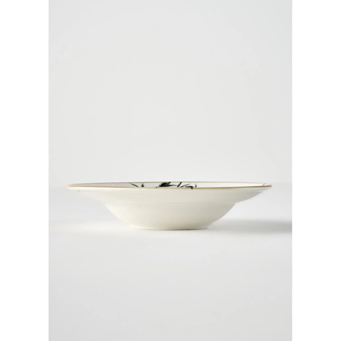 Bella Maison Olive Porselen Makarna Tabağı Yeşil (27 Cm) Yeşil