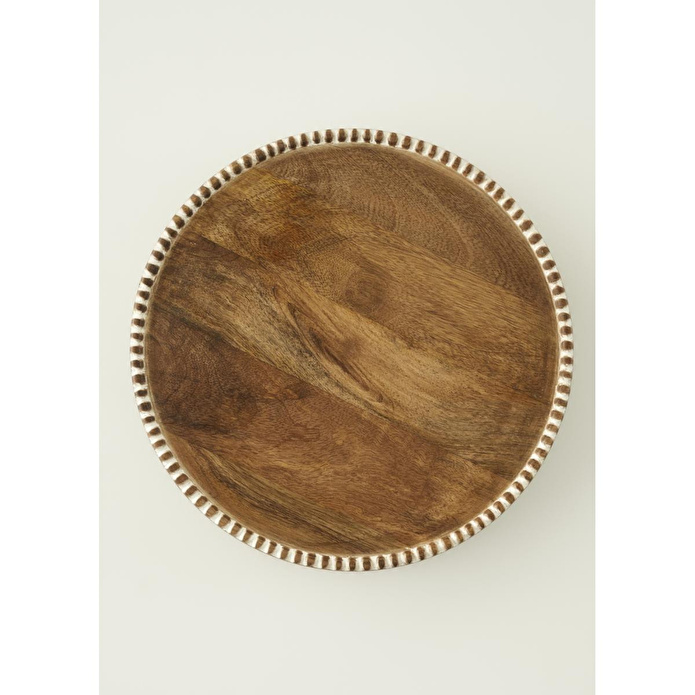 Bella Maison Points Mango Sunum Standı Kahverengi (35x4,5 Cm) Kahverengi