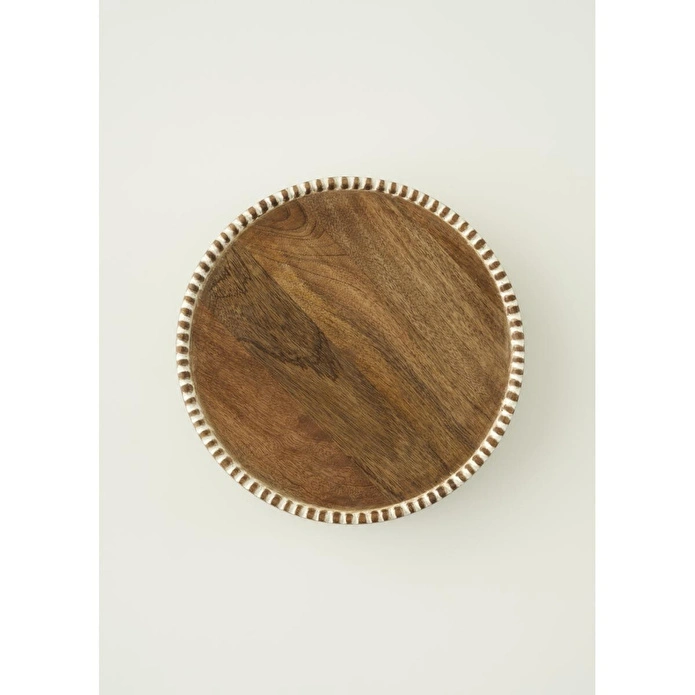 Bella Maison Points Mango Sunum Standı Kahverengi (30x4,5 Cm) Kahverengi