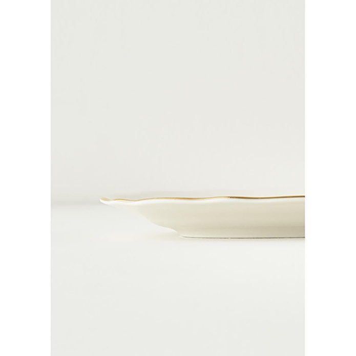 Bella Maison Victoria Porselen Sunum Tabağı Gold (25 Cm) Gold