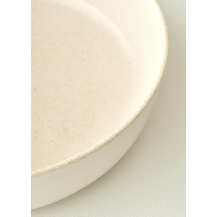 Bella Maison Parisien Porselen Sunum Kasesi Krem (10 Cm) Krem