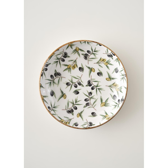 Bella Maison Olive Mango Sunum Kasesi (30x8 Cm) Çok Renkli