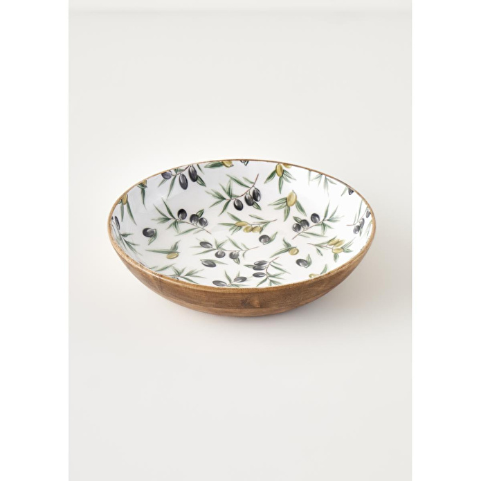 Bella Maison Olive Mango Sunum Kasesi (30x8 Cm) Çok Renkli