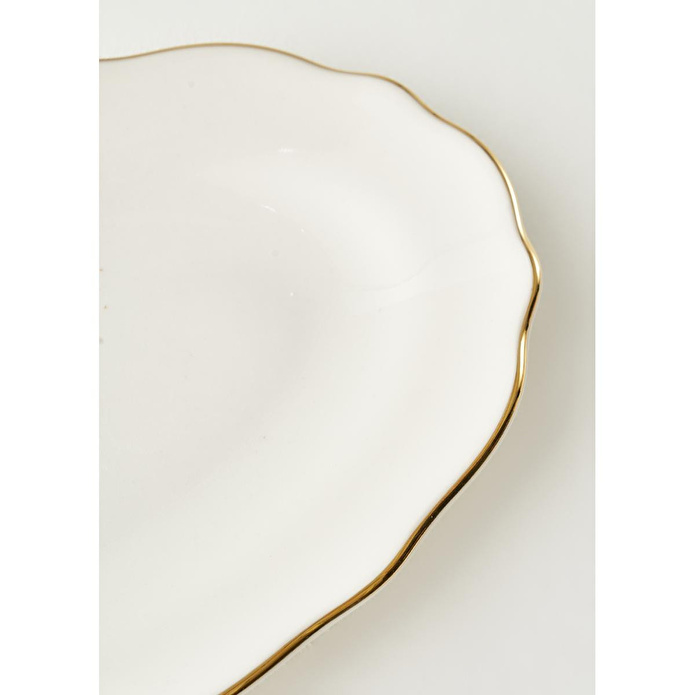 Bella Maison Victoria Porselen Sunum Tabağı Gold (30 Cm) Gold