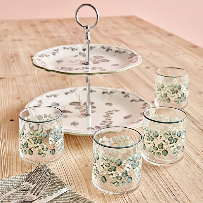 Bella Maison Ocaliptus Stoneware 6 Parça Sunum Seti Yeşil