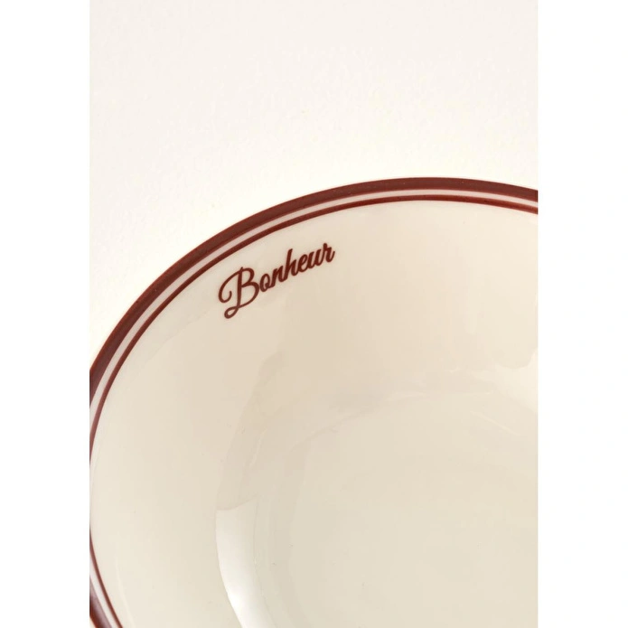 Bella Maison Bonheur Porselen Kase Bordo (16 Cm) Bordo