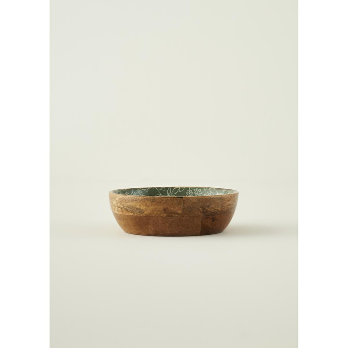 Bella Maison Floral Mango Sunum Kasesi Yeşil (20x6 Cm) Yeşil