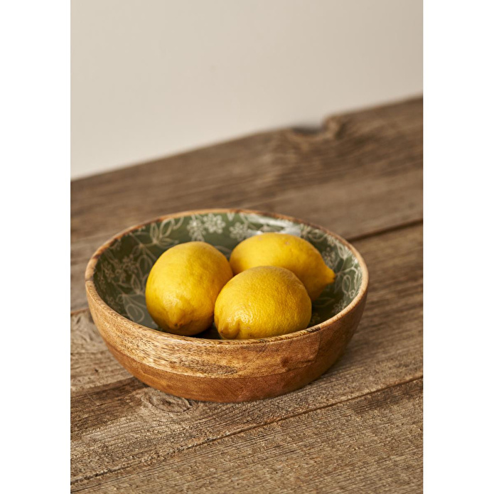 Bella Maison Floral Mango Sunum Kasesi Yeşil (20x6 Cm) Yeşil