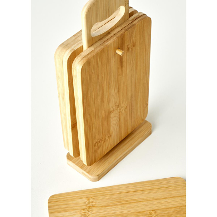 Bella Maison Craft 6'lı Kesme Tahtası Seti Naturel (15x7x33 Cm) Naturel