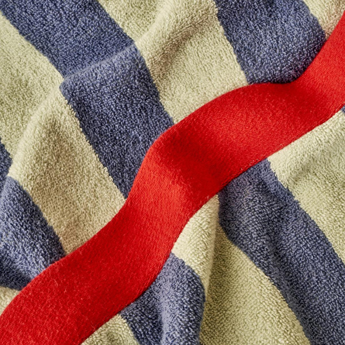 Bella Maison %100 Pamuk Line Banyo Havlusu Mavi (90x150 Cm) Mavi