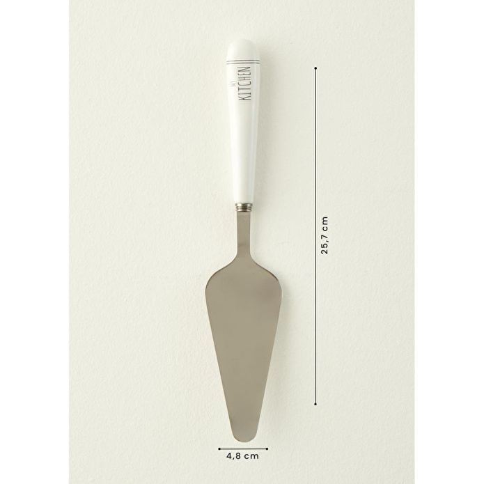 Bella Maison My Kitchen Çelik Spatula Beyaz (25,7x4,8x1,3 Cm) Beyaz