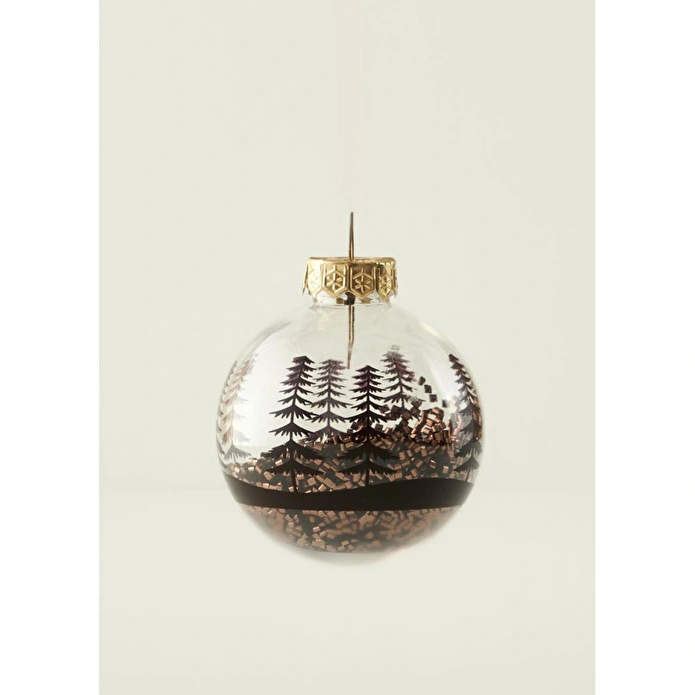 Bella Maison Christmas 3'lü Dekoratif Süs Kahverengi (8 Cm) Kahverengi