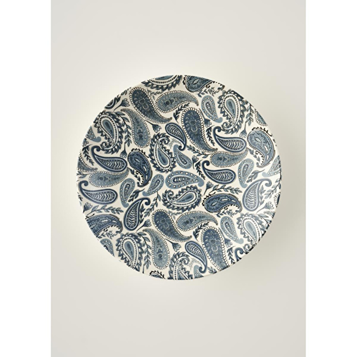 Bella Maison Paisley Porselen Salata Kasesi Mavi (30 Cm) Mavi