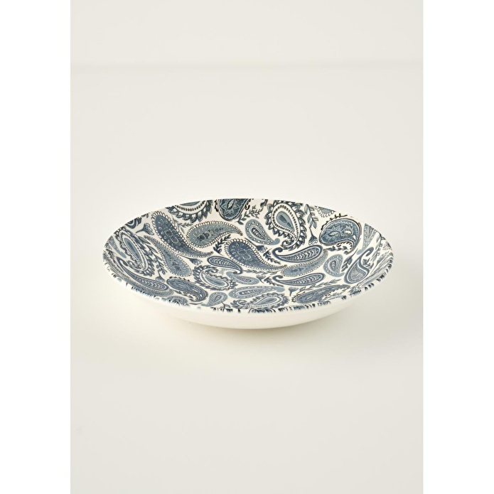Bella Maison Paisley Porselen Salata Kasesi Mavi (30 Cm) Mavi