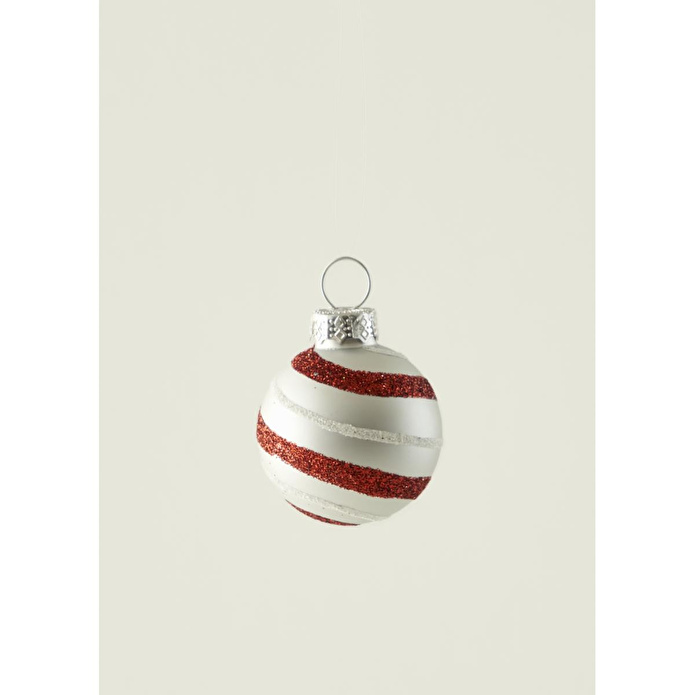 Bella Maison Christmas Mini Ball Dekoratif Süs Kırmızı (19x15x4 Cm) Kırmızı