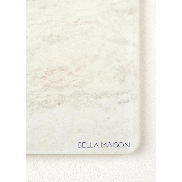 Bella Maison Marbella Cam Kesme Tahtası Ekru (35x25 Cm) Ekru