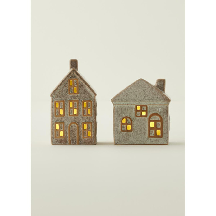 Bella Maison Home Yılbaşı Ledli Aydınlatma Bej (10x7x18 Cm) Bej