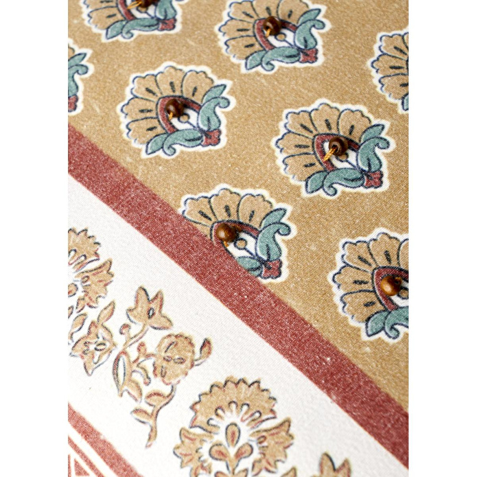 Bella Maison Indian Beauty Boncuklu Kırlent Kılıfı (43x43 Cm) Çok Renkli