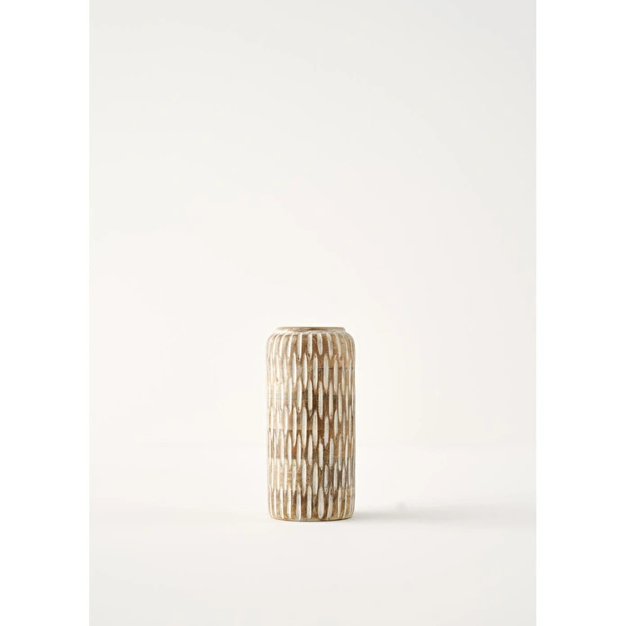 Bella Maison Hera Mango Vazo Kahverengi (19x9 Cm) Kahverengi