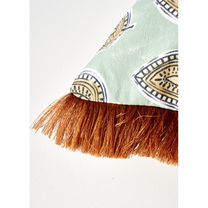 Bella Maison Indian Elegance Püsküllü Kırlent Kılıfı (43x43 Cm) Çok Renkli