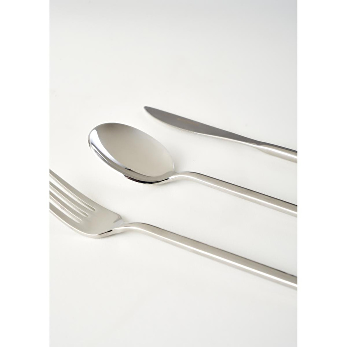 Bella Maison Siena 18 Parça Yemek Çatal Kaşık Bıçak Seti Silver Silver