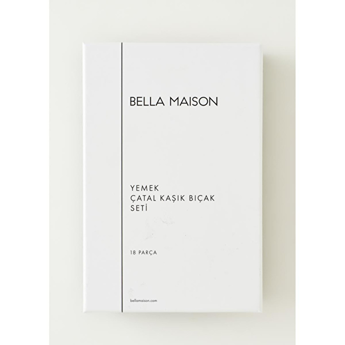 Bella Maison Siena 18 Parça Yemek Çatal Kaşık Bıçak Seti Silver Silver