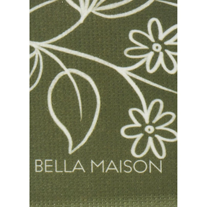 Bella Maison Leaf Melamin Tepsi Yeşil (42x31 Cm) Yeşil
